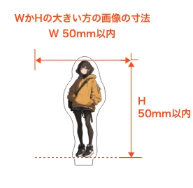 厚み・サイズの一例